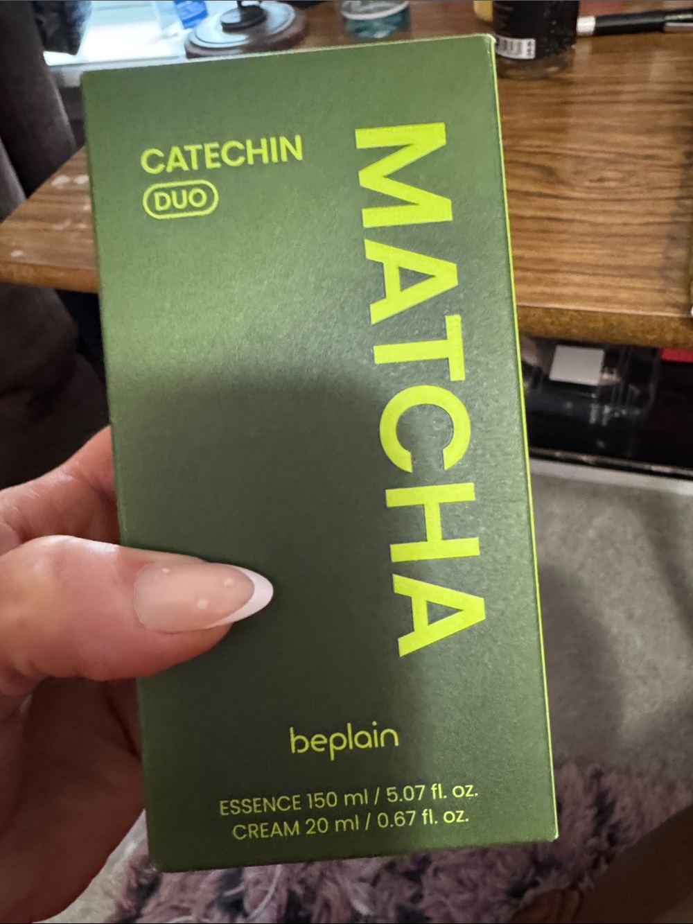 NIB Beplain Matcha Catechin Brighting Duo Skincare Set